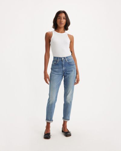 Levi's Made In Japan Boyfriend Jeans Met Hoge Taille - Zwart