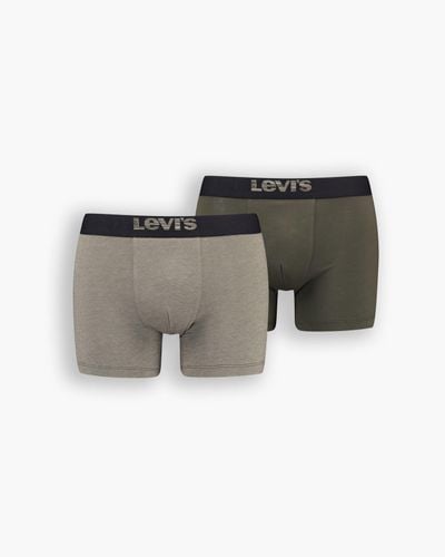 Levi's Boxer shorts mit optischer täuschung – 2er pack - Schwarz