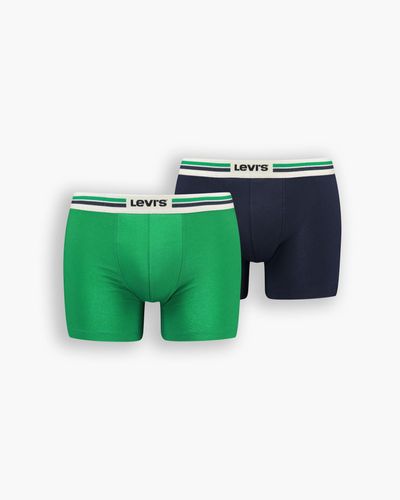 Levi's Boxer parigamba con logo sportivo confezione - Nero