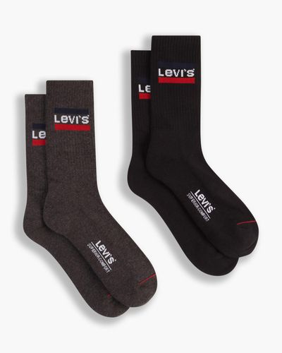 Levi's Chaussettes sportswear regular lot de 2 - Noir