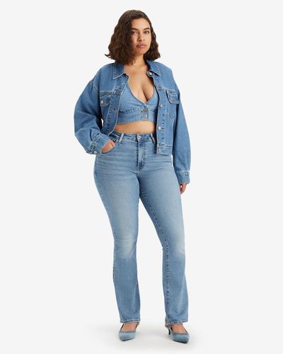 Levi's 725tm Bootcut Jeans Met Hoge Taille - Zwart