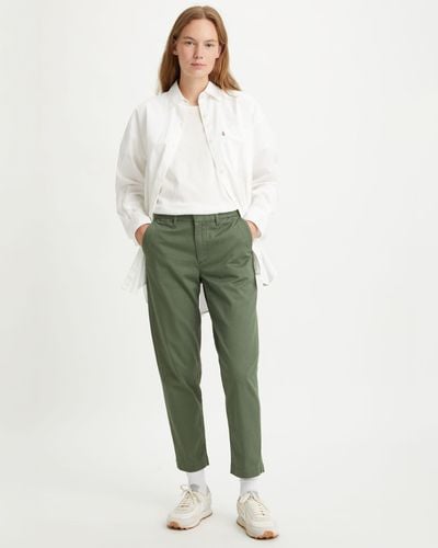 Levi's Pantaloni chino Essential Verde - Nero