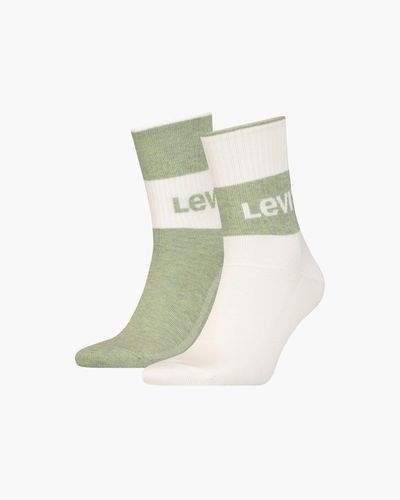 Levi's Chaussettes de sport courtes durables ® Lot de 2 Vert
