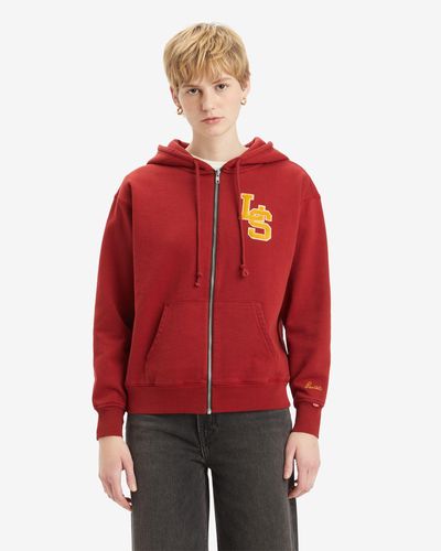 Sweat rouge levis femme hotsell