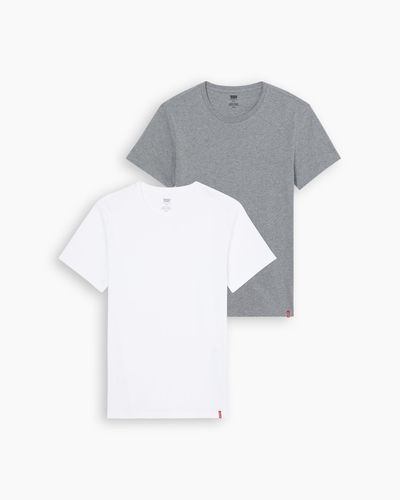 Levi's Slim Fit T Shirt Ronde Hals – Set Van 2 - Zwart
