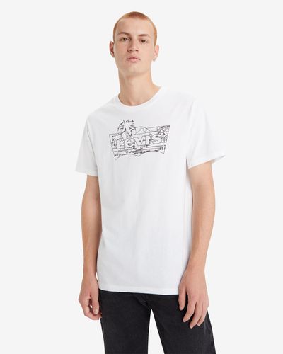 Levi's Klassisches t shirt mit grafik - Schwarz