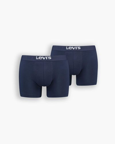 Levi's Solid Boxer Briefs 2 Pack - Black
