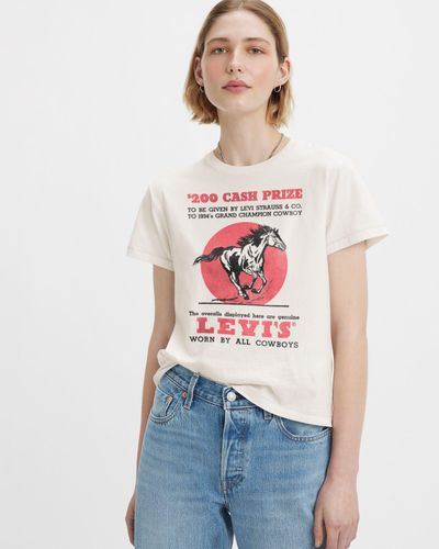 Levi's T shirt classic stampata - Nero