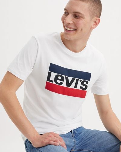 Levi's T-shirt GRAPHIC SPORTSWEAR LOGO - Blanc