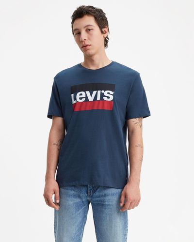 Levi's Sportswear Graphic T Shirt - Blauw
