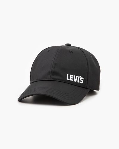 Levi's Gold Tabtm Baseball Cap - Zwart