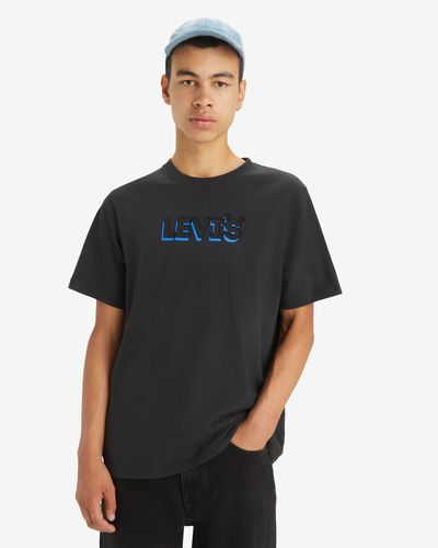 Levi's T shirt stampata taglio comodo - Nero