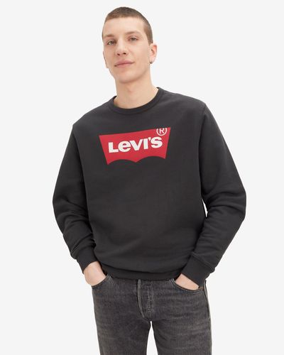 Levi's Standard Graphic Sweatshirt Ronde Hals - Zwart