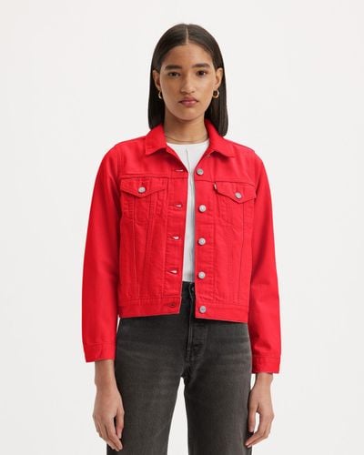 Levi's La chaqueta trucker original - Rojo