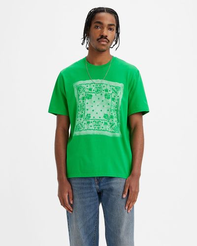 Levi's T shirt dalla vestibilità comoda - Verde