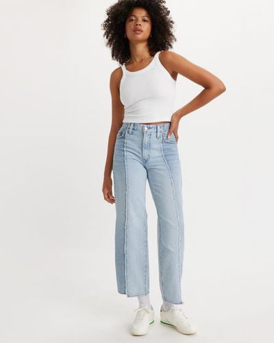 Levi's baggy Recrafted Dad Jeans - Zwart