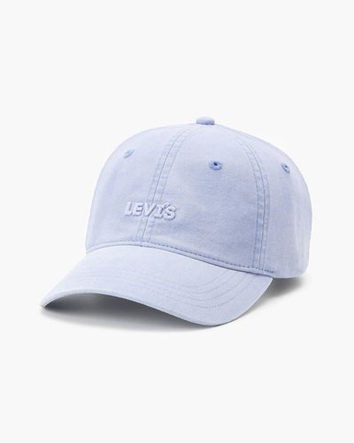 Levi's Headline cap mit logo - Schwarz