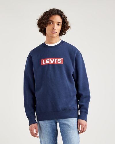 Levi's Relaxed Graphic Sweatshirt Ronde Hals - Zwart