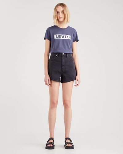 Levi's High waisted mom shorts - Schwarz