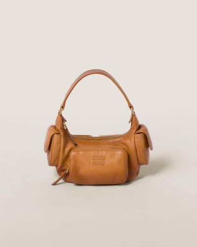 Miu Miu Nappa Leather Pocket Bag - Multicolor