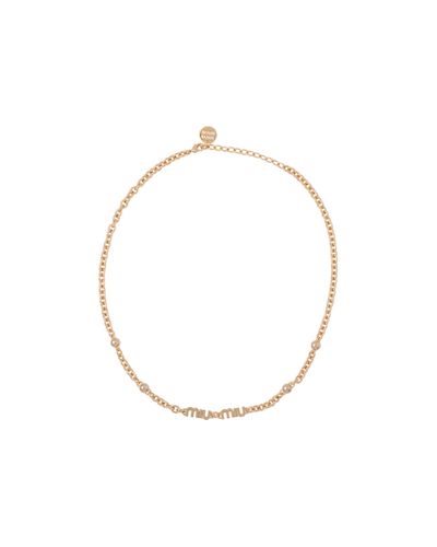 Miu Miu Metal Necklace - Metallic