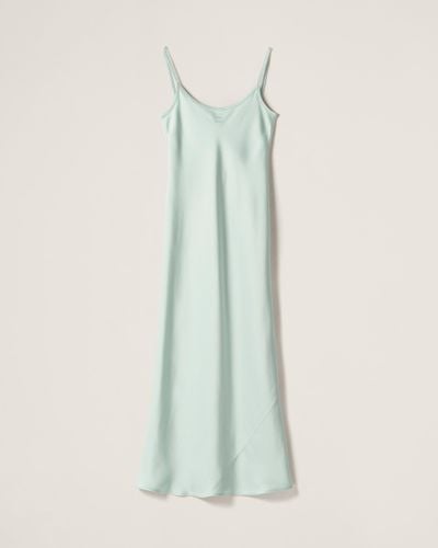 Miu Miu Long Silk Dress - Green