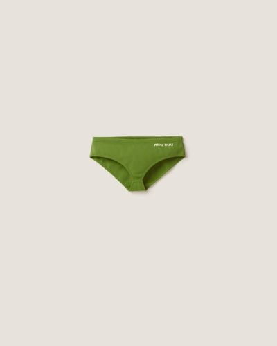 Miu Miu Nylon Swimsuit - Green