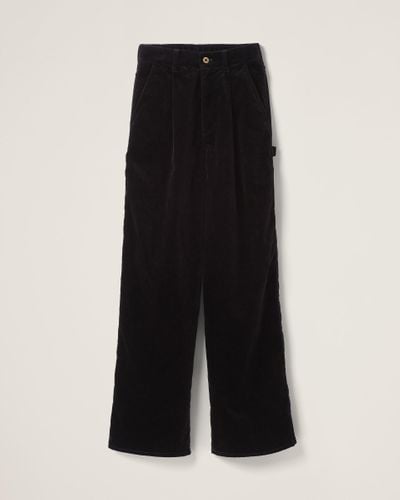 Miu Miu Washed Velvet Pants - Black