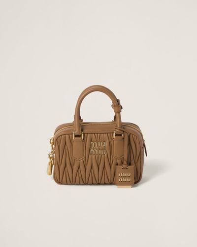 Miu Miu Arcadie Matelassé Nappa Leather Bag - Multicolour