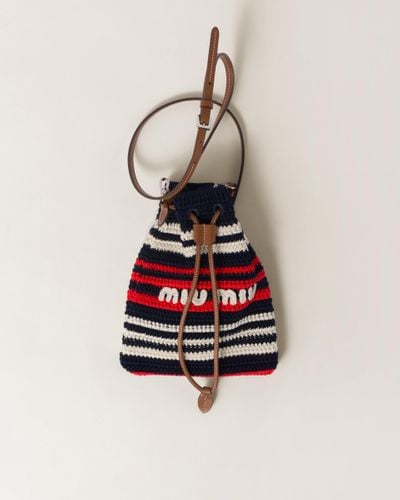 Miu Miu Crochet Mini-Bag - White
