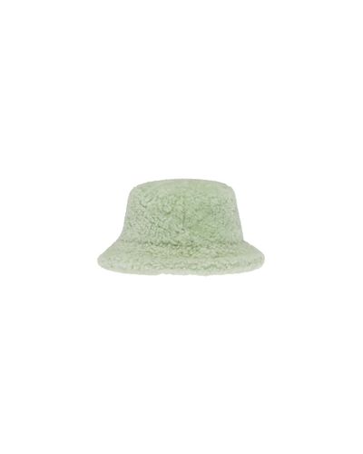 Miu Miu Shearling Bucket Hat - Green