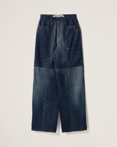 Miu Miu Five-Pocket Denim Jeans - Blue