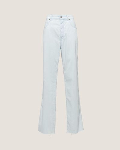 Miu Miu Five-pocket Denim Jeans - White