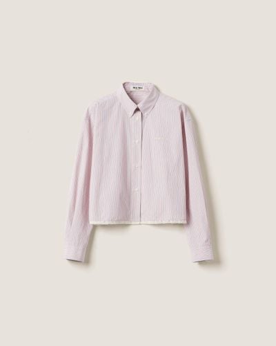 Miu Miu Striped Shirt - Pink