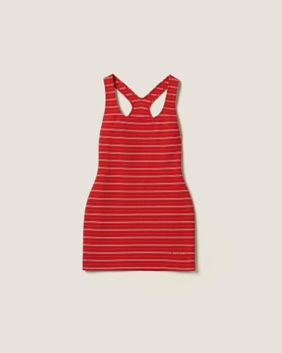 Miu Miu Nylon Dress - Red