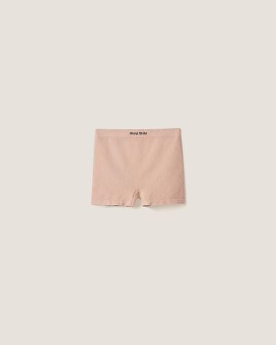 Miu Miu Seamless Boxer Shorts - Pink