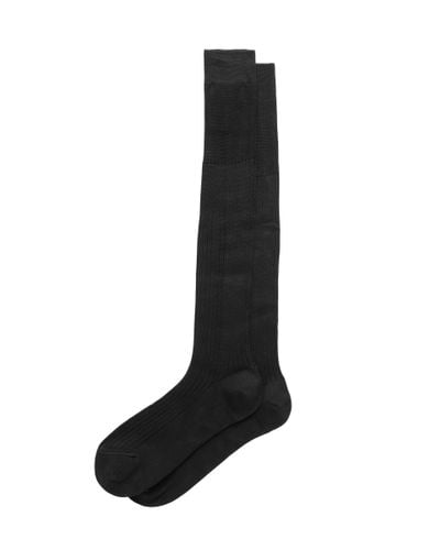 Miu Miu Cotton Socks - Black