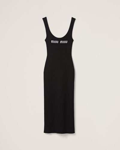 Miu Miu Viscose Dress - Black