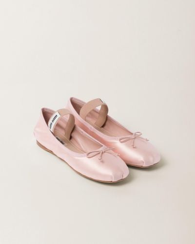 Miu Miu Ballerina Flats - Pink