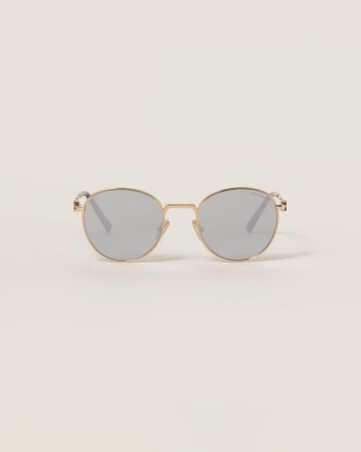 Miu Miu Miu Regard Sunglasses - White