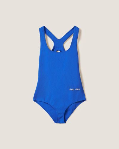 Miu Miu One-Piece Swimsuit - Blue