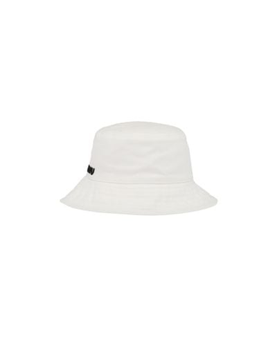 Miu Miu Drill Bucket Hat - White