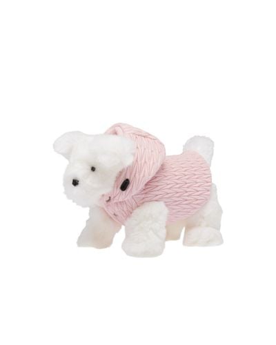 Miu Miu Matelassé Fabric Dog Harness - Pink