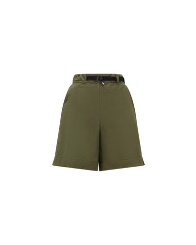 3 MONCLER GRENOBLE Bermuda Shorts - Green