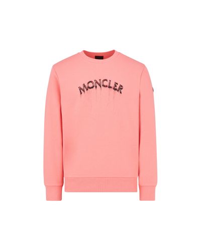 Moncler Logo Sweatshirt Pink