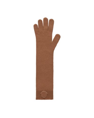 Moncler Handschuhe aus kaschmir - Braun
