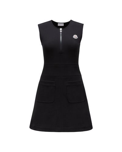 Moncler Cotton Blend Dress - Black
