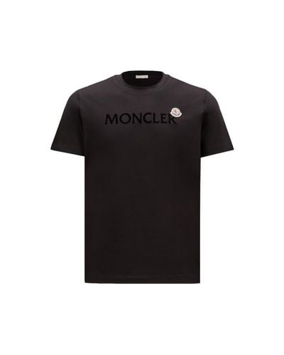 Moncler T-shirt con logo - Nero