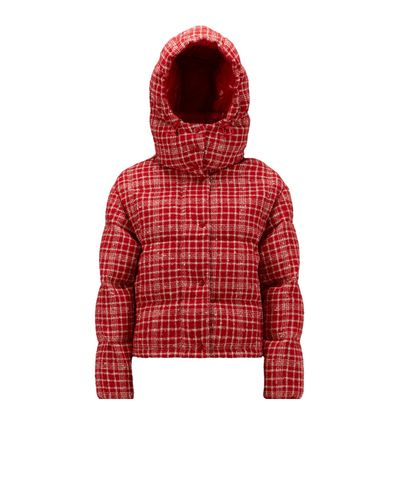 Moncler Outarde Short Down Jacket - Red