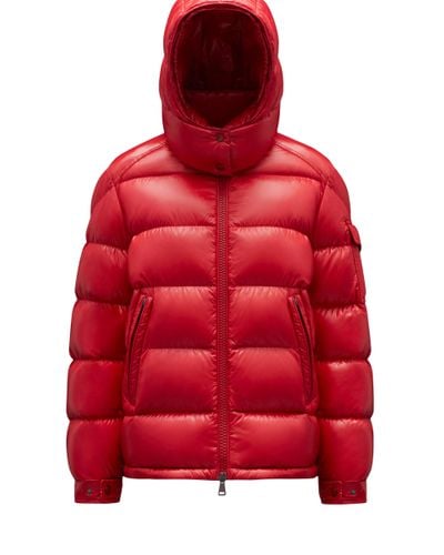 Moncler Maire Short Down Jacket - Red